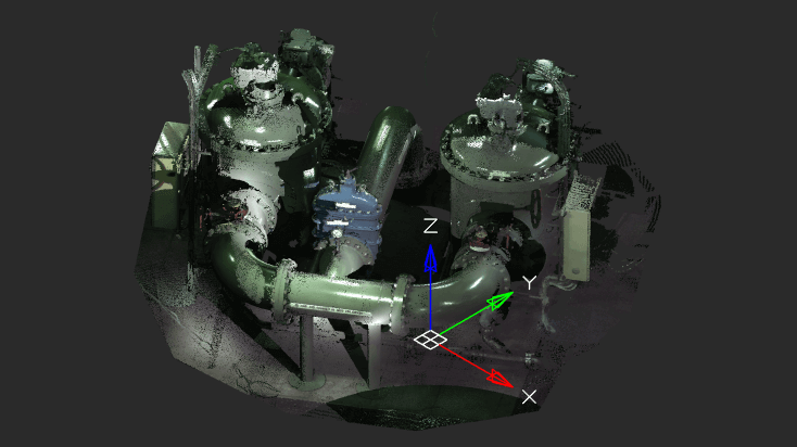 nanoCAD 2D/3D point cloud