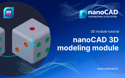 nanoCAD 3D modeling module tutorial