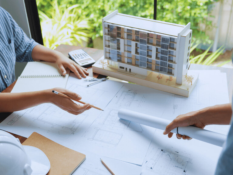 A construction drawing software