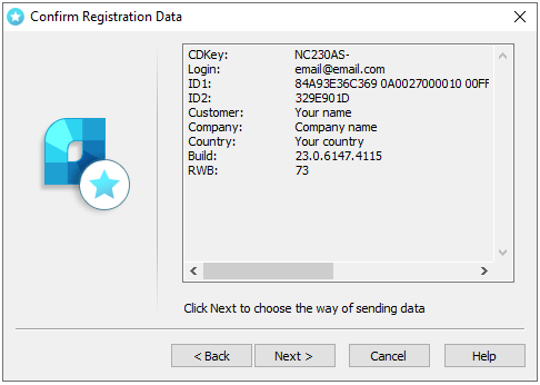 nanoCAD registration step