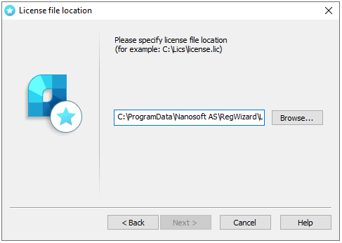 nanoCAD registration step