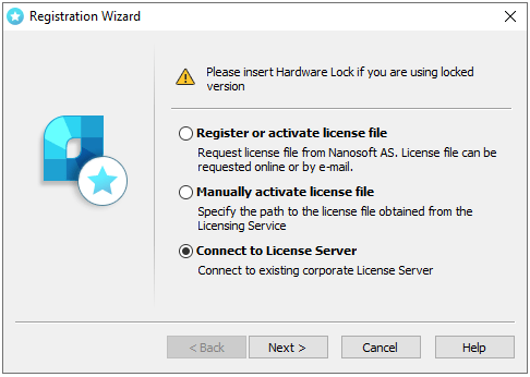 nanoCAD registration step