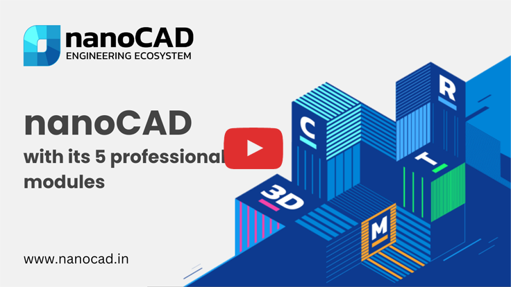 nanoCAD with 5 professional modules