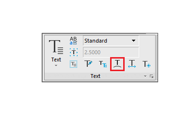 Arc Aligned Text in nanoCAD
